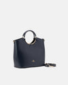 CUOIERIA FIORENTINA OBLO TOTE - NAVY