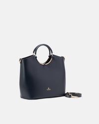 CUOIERIA FIORENTINA OBLO TOTE - NAVY
