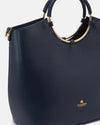 CUOIERIA FIORENTINA OBLO TOTE - NAVY