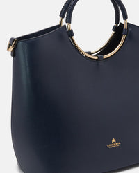 CUOIERIA FIORENTINA OBLO TOTE - NAVY