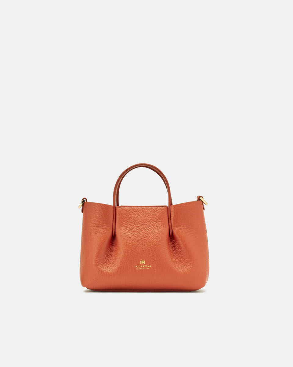 CUOIERIA FIORENTINA CANDY MINI TOTE - PAPAYA