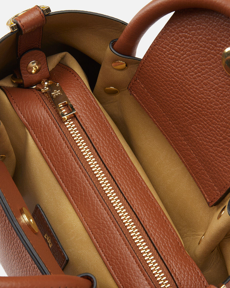 CUOIERIA FIORENTINA CANDY SMALL TOTE - CARAMEL