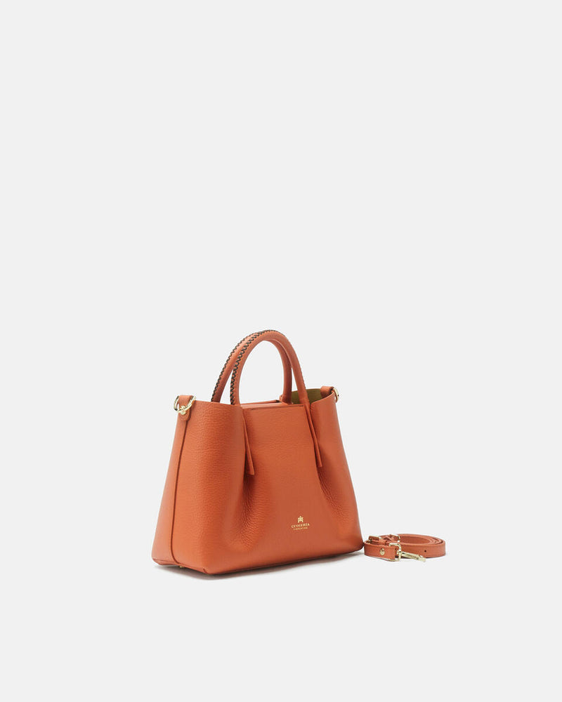 CUOIERIA FIORENTINA CANDY SMALL TOTE - PAPAYA