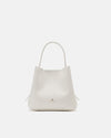 CUOIERIA FIORENTINA CANDY BUCKET BAG - BIANCO