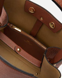 CUOIERIA FIORENTINA CANDY BUCKET BAG - CARAMEL