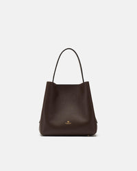 CUOIERIA FIORENTINA CANDY BUCKET BAG - CHOCOLATE