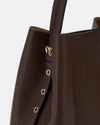 CUOIERIA FIORENTINA CANDY BUCKET BAG - CHOCOLATE
