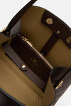 CUOIERIA FIORENTINA CANDY BUCKET BAG - CHOCOLATE