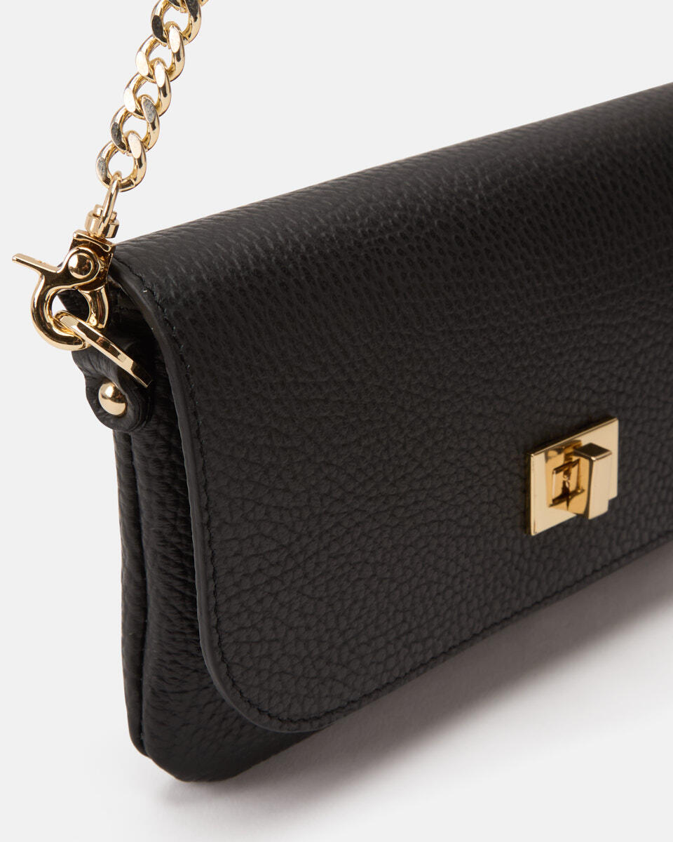 CUOIERIA FIORENTINA PATTY CLUTCH - BLACK
