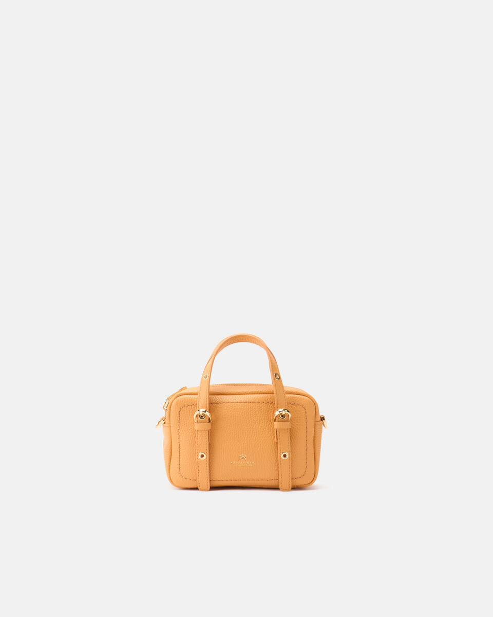 CUOIERIA FIORENTINA EVA SOFT MINI DUFFLE BAG - APRICOT