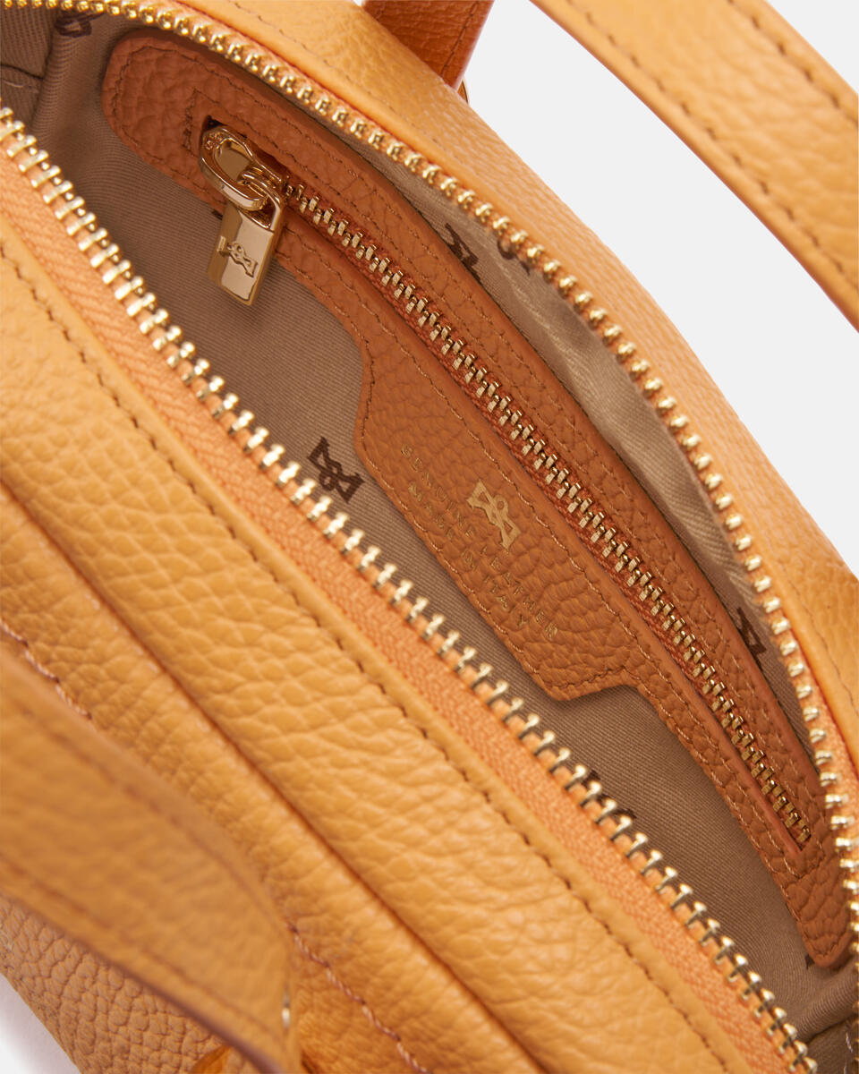 CUOIERIA FIORENTINA EVA SOFT MINI DUFFLE BAG - APRICOT