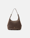 CUOIERIA FIORENTINA MAXIMA LARGE HOBO BAG - CHOCOLATE