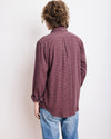 HARTFORD MEN'S CASUAL GINGHAM SHIRT - NAVY & RED