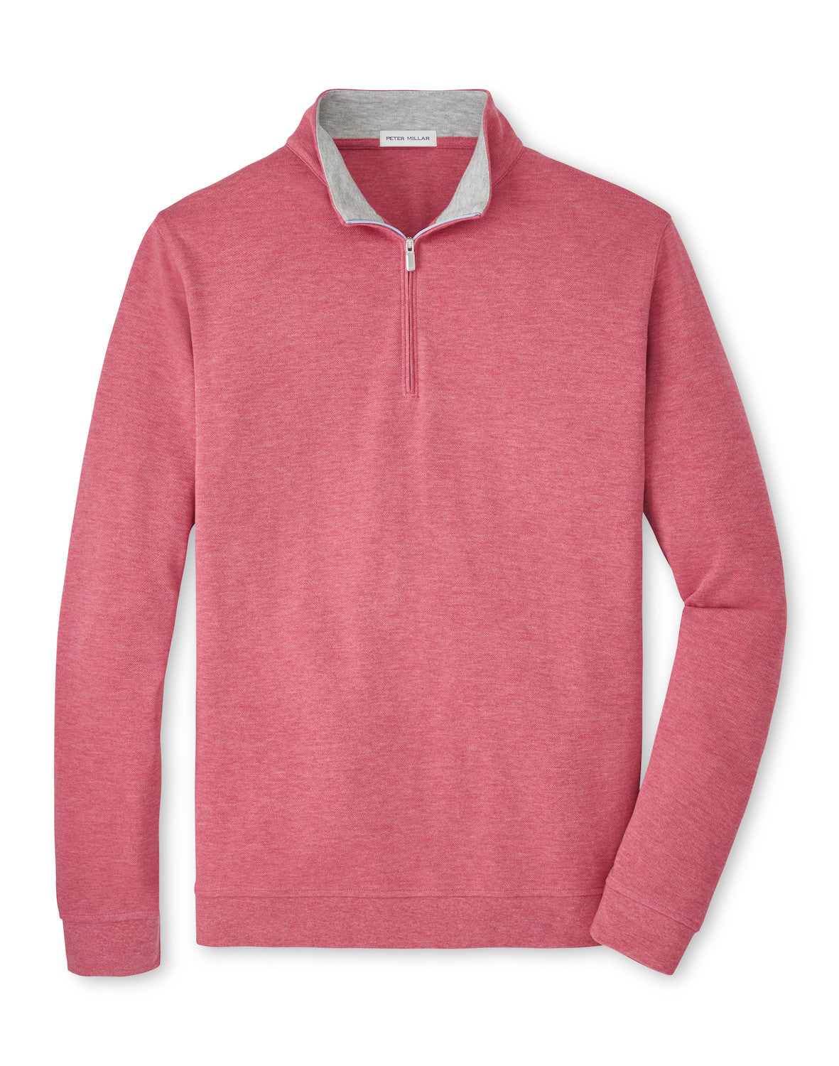 PETER MILLAR CROWN COMFORT PULLOVER SWEATER - CHILI RED