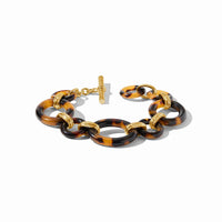 JULIE VOS MADISON LINK BRACELET - TORTOISESHELL