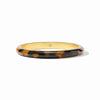 JULIE VOS MADISON STATEMENT BANGLE - TORTOISESHELL - MEDIUM