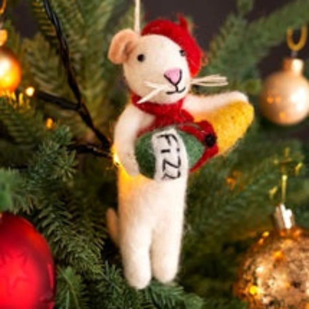 AMICA FELT - MOUSE AVEC BERET ET FIZZ
