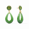 JULIE VOS CARNABY STATEMENT EARRING - PALMETTO GREEN