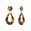 JULIE VOS CARNABY STATEMENT EARRING - TORTOISESHELL