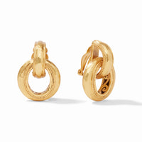 JULIE VOS CANNES DOORKNOCKER CLIP EARRING