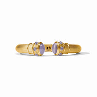 JULIE VOS COBBLESTONE DEMI CUFF - BLUE CAT'S EYE