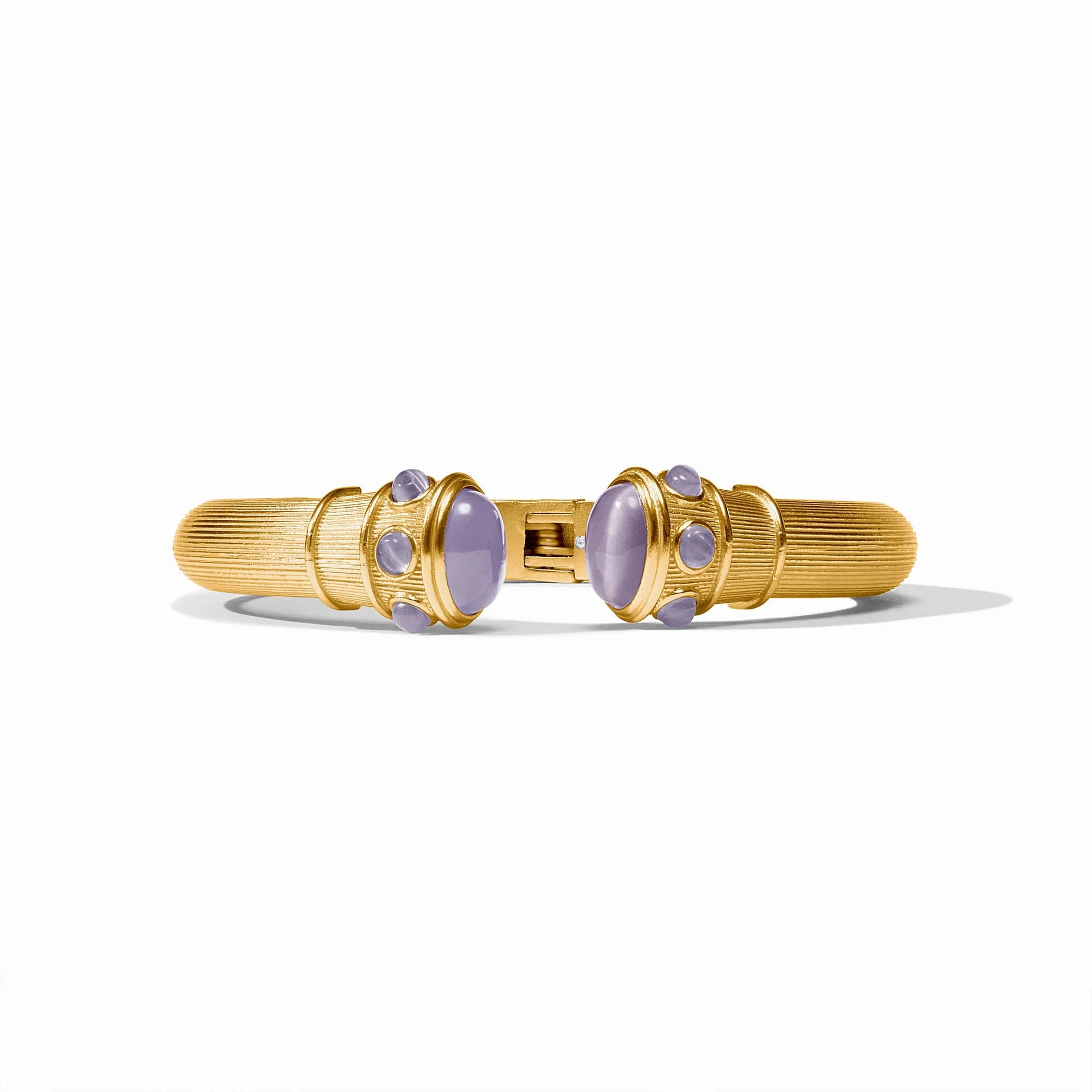 JULIE VOS COBBLESTONE DEMI CUFF - BLUE CAT'S EYE