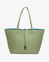 REMI/REID DEPARTURE REVERSIBLE TOTE BAG - SAGE/TEAL