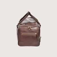 ASTON LEATHER - HENLEY CARRY-ON BAG - BROWN LEATHER