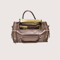 ASTON LEATHER - HENLEY CARRY-ON BAG - BROWN LEATHER
