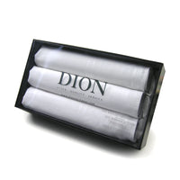 DION 3-PACK COTTON HANKIES - WHITE