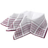 DION 3-PACK COTTON HANKIES - MULTI-FINE BAR STRIPE
