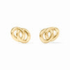 JULIE VOS DOLCE LINK STUD EARRING