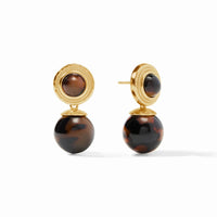 JULIE VOS MADISON EARRING - TORTOISESHELL