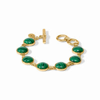 JULIE VOS ESSEX STONE BRACELET - MALACHITE GREEN
