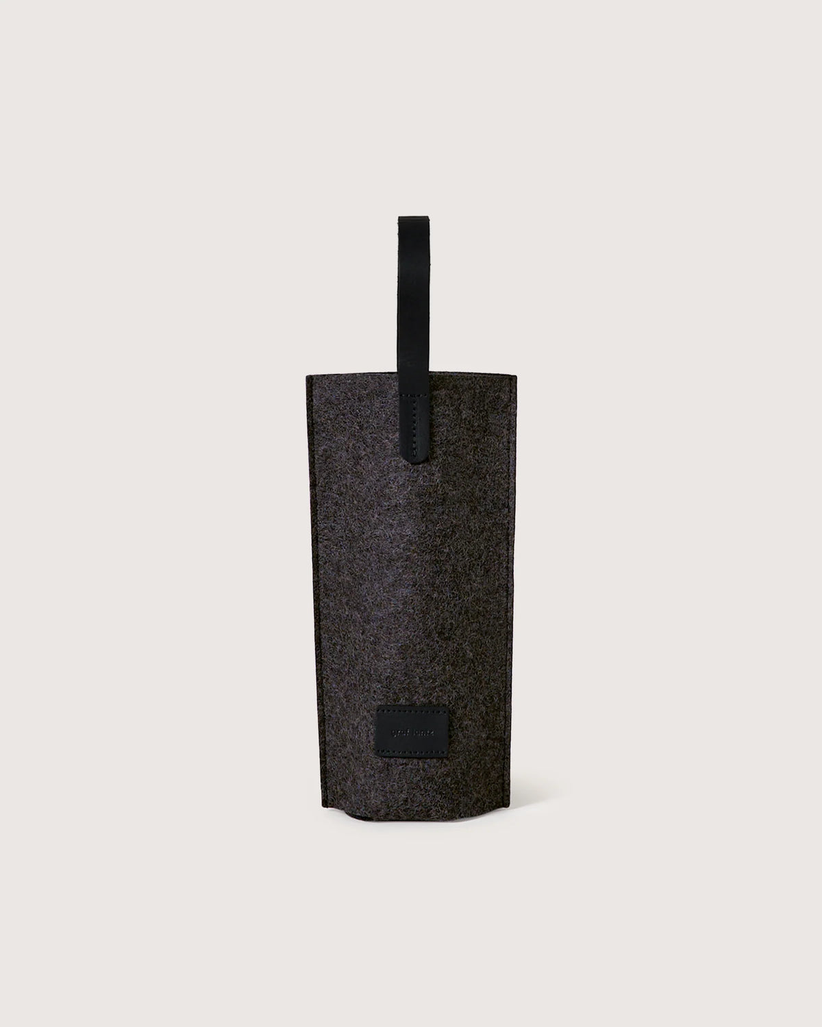 GRAF LANTZ - HANA MERINO WOOL BOTTLE BAG - CHARCOAL