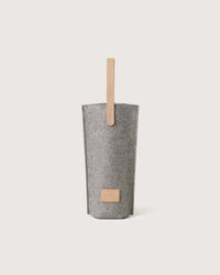 GRAF LANTZ - HANA MERINO WOOL BOTTLE BAG - GRANITE