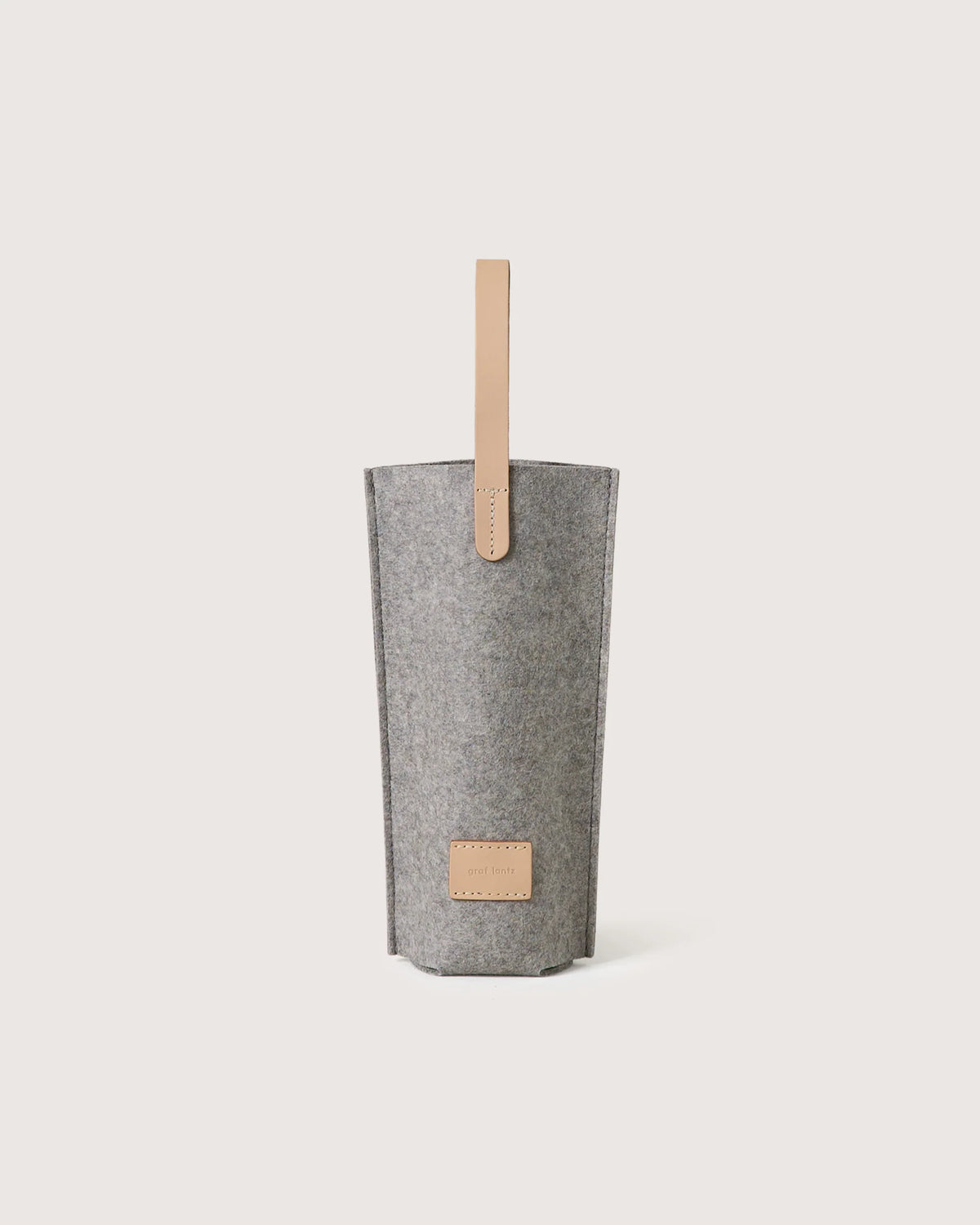 GRAF LANTZ - HANA MERINO WOOL BOTTLE BAG - GRANITE