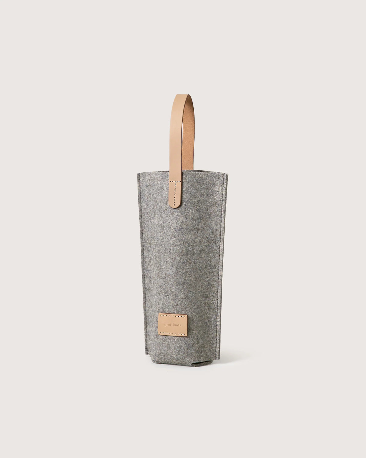 GRAF LANTZ - HANA MERINO WOOL BOTTLE BAG - GRANITE