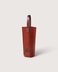 GRAF LANTZ - HANA MERINO WOOL BOTTLE BAG - MAHOGANY