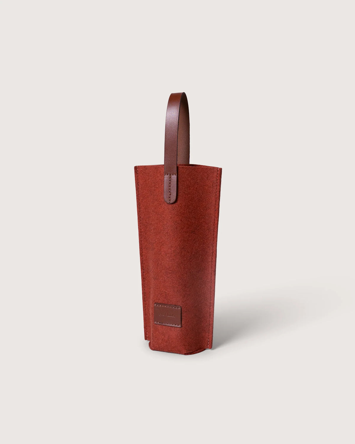 GRAF LANTZ - HANA MERINO WOOL BOTTLE BAG - MAHOGANY