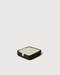 GRAF LANTZ - KOBON LEATHER SQUARE TRAY - BLACK