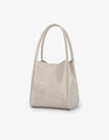 REMI/REID HOLLACE MINI WAXED TOTE BAG - CREAM