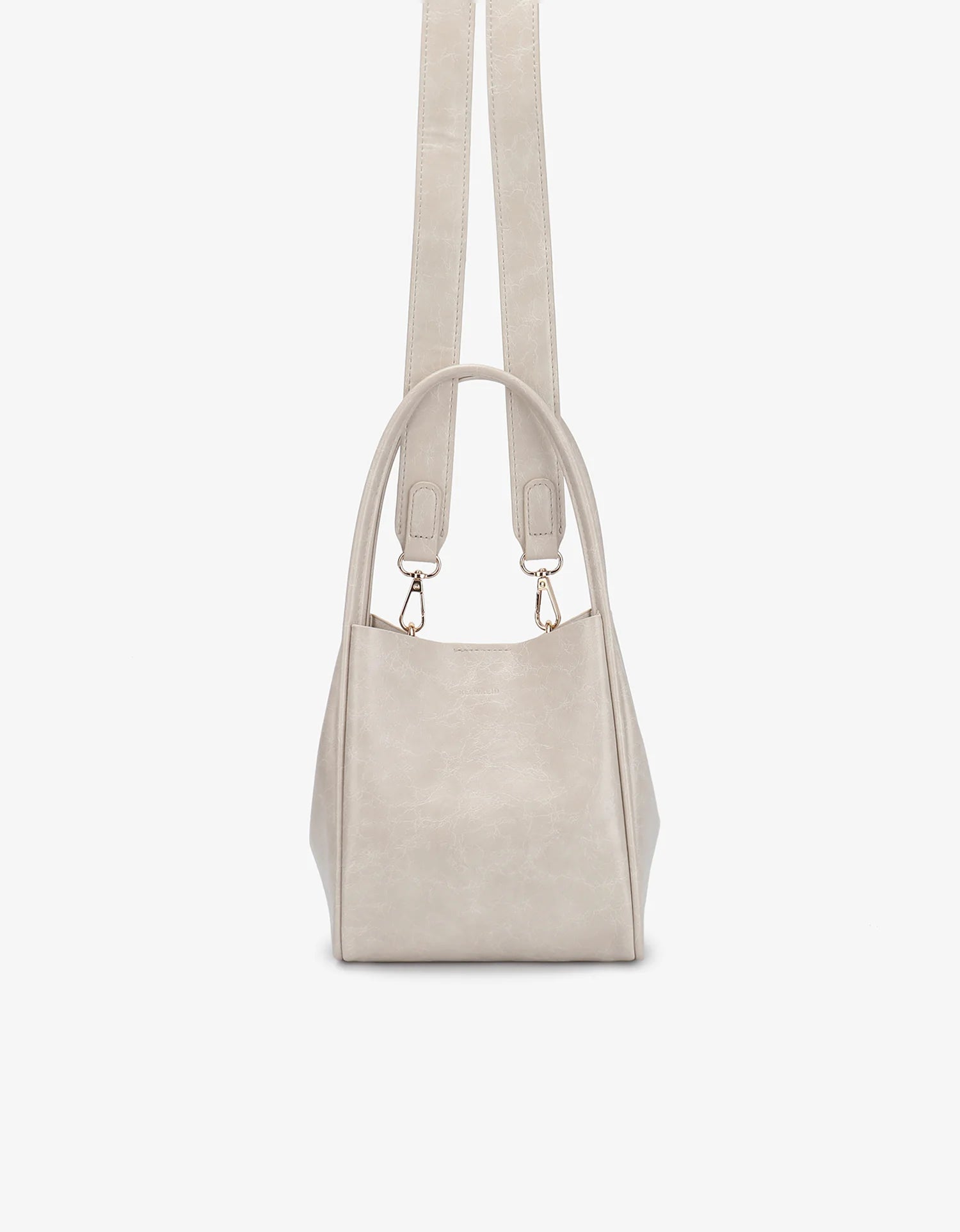 REMI/REID HOLLACE MINI WAXED TOTE BAG - CREAM