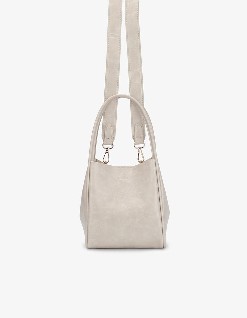 REMI/REID HOLLACE MINI WAXED TOTE BAG - CREAM