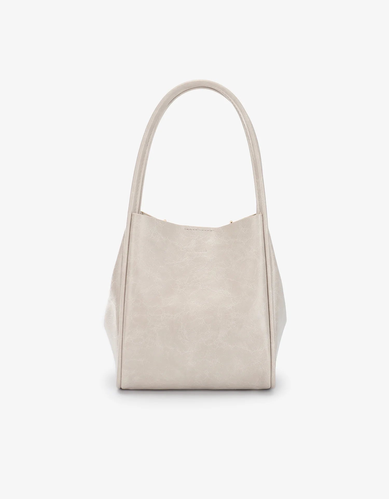 REMI/REID HOLLACE MINI WAXED TOTE BAG - CREAM