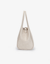 REMI/REID HOLLACE MINI WAXED TOTE BAG - CREAM