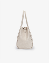 REMI/REID HOLLACE MINI WAXED TOTE BAG - CREAM