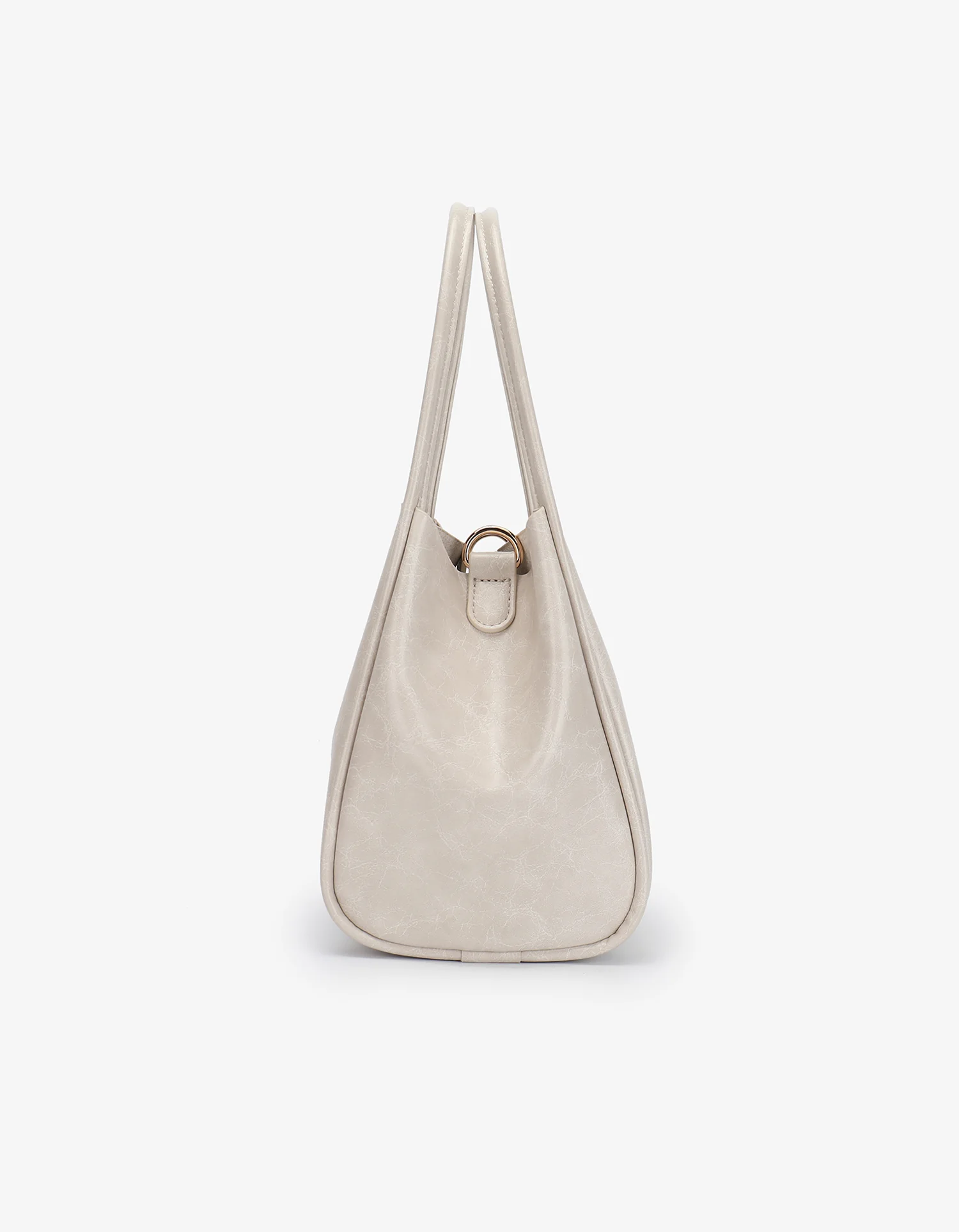 REMI/REID HOLLACE MINI WAXED TOTE BAG - CREAM