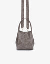 REMI/REID HOLLACE MINI WAXED TOTE BAG - GREY