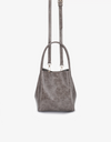 REMI/REID HOLLACE MINI WAXED TOTE BAG - GREY